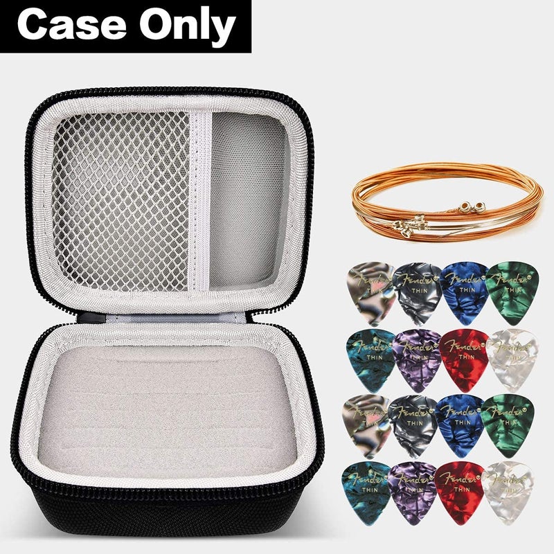 PAIYULE Guitar Pick Holder Case for Fender/for Dunlop/for D'Addario/for Jim Dunlop/for ChromaCast/for UNLP MUSICAL INSTRUMENT Guitar Accessories, All Size Picks Storage Pouch Box-Bag Only-balck - Image 2